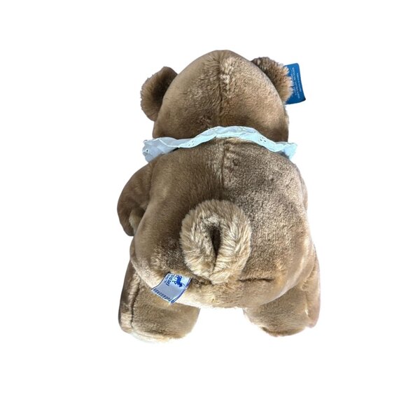 Vintage Carousel Mikki Bear Plush 1985 Brown Stuffed Animal 12" Surface Washable - Picture 4 of 9